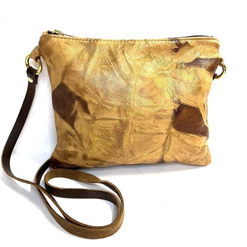 ReFind Originals Recycled Leather Crossbody Bag